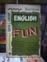 English Is Fun Puzzles and Word Study For Mid To High level students